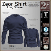 Zeor Shirt [2cute] Crown Blue -