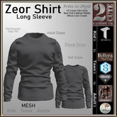Zeor Shirt [2cute] Dove Gray -