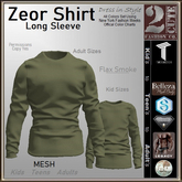 Zeor Shirt [2cute] Flax Smoke -