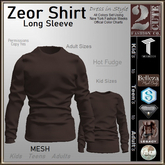 Zeor Shirt [2cute] Hot Fudge -
