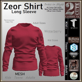 Zeor Shirt [2cute] Winterberry -