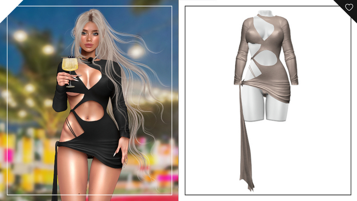 Havoc . Sophia Dress . Rust