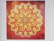 ~* Amour Boutique *~ Canvas Painting: Sunkissed Mandala