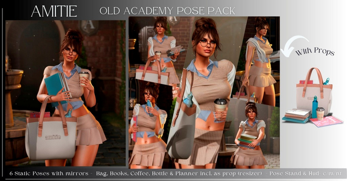 Amitie Old Academy Pose Pack 