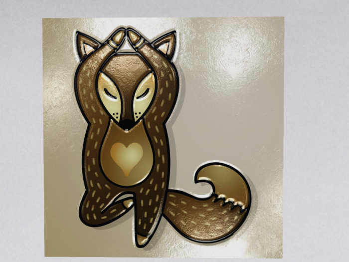 {FCB} Wall Decor: Feelin' Foxy Painting