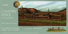 Amitie Country Fence Backdrop