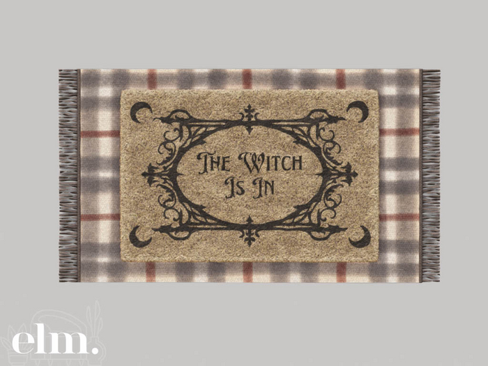 Elm. Darcy Doormat [Witch Is In]