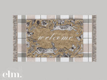 Elm. Darcy Doormat [Rabbits Welcome]