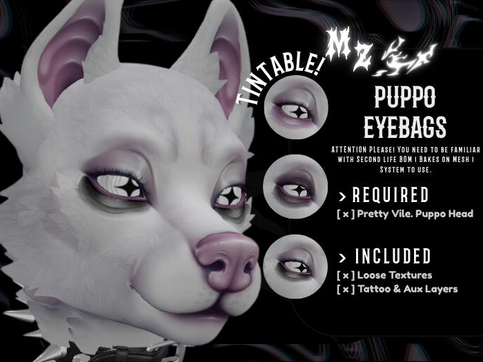 ·MAWZ· Puppo Eye Bags 