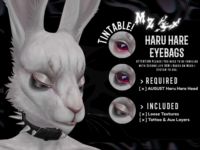 ·MAWZ· Haru Hare Eye Bags