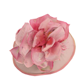 LL pinkFACSINATOR758 Full Perm pink hat elegant femanine fancy fascinator accessory Valentine