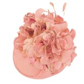 LL pinkFACSINATOR212 Full Perm pink hat elegant femanine fancy fascinator accessory