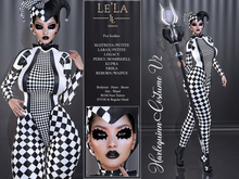 {Le'La} Harlequin Costume V2 ♥Halloween Costume♥