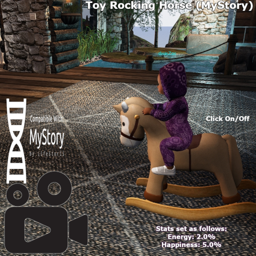 !DhaiNa! Toy Rocking Horse (MyStory)