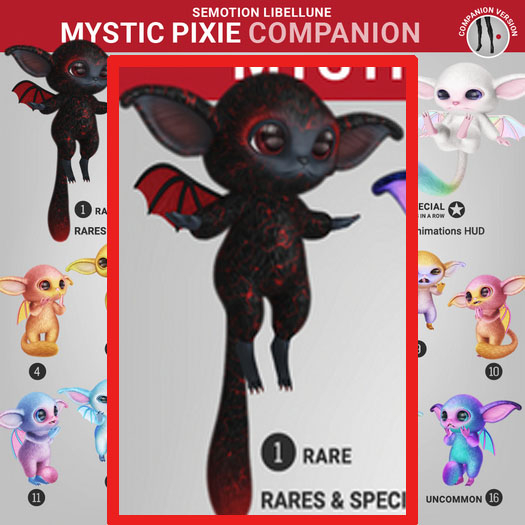 SEmotion Libellune Mystic Pixie Companion RARE 01