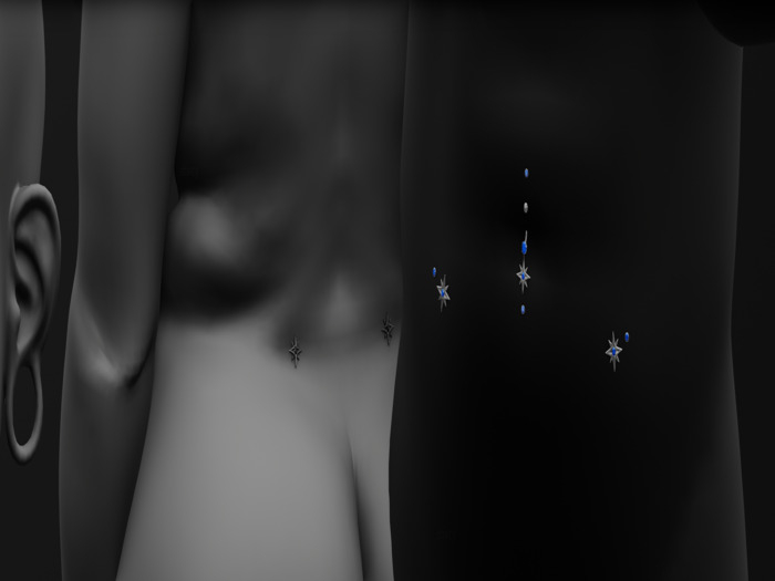 Celestial Star Piercings! DEMO