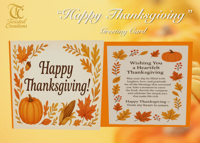 TC - Thanksgiving Greeting Card
