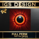 Full Perm Texture - Red Monster Eye 