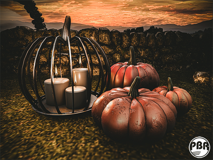 Caged Candle Pumpkins (Free)