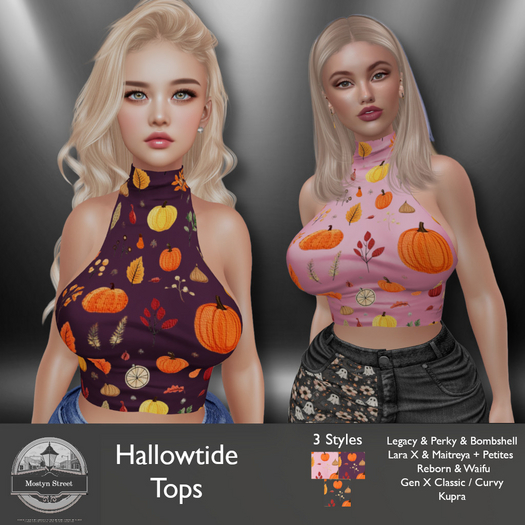 Mostyn St - Hallowtide Tops