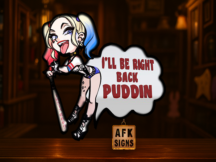 HarleyQuinn Afk Sign