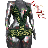 Camouflage Lesly Swimsuit Perky