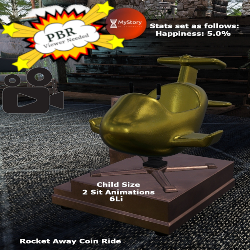 !DhaiNa Care! Rocket Away Coin Ride Package HUD (Add Me)