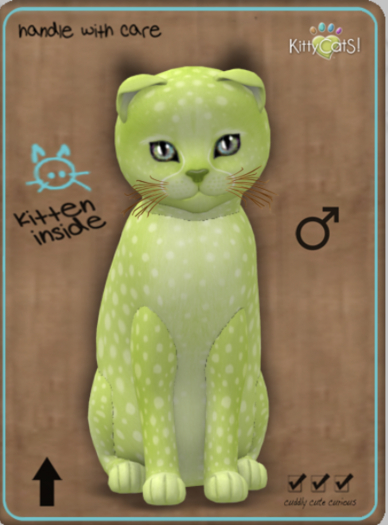 KittyCatS Box - Cheetah! - Lime Male