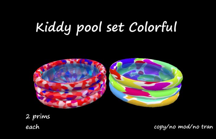 Kiddy Pool set colorful