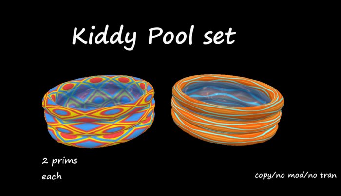 Kiddy Pool set orange