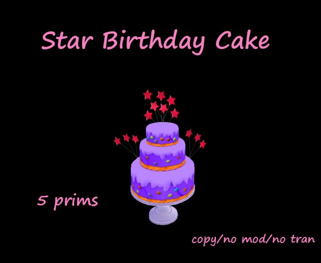 Star Birthday Cake