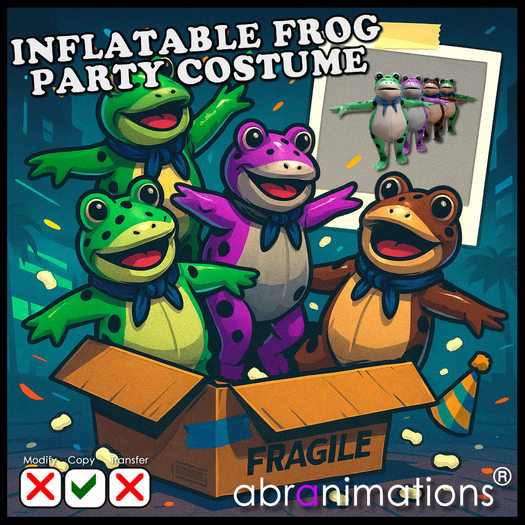 * Inflatable Frog Party Costume *