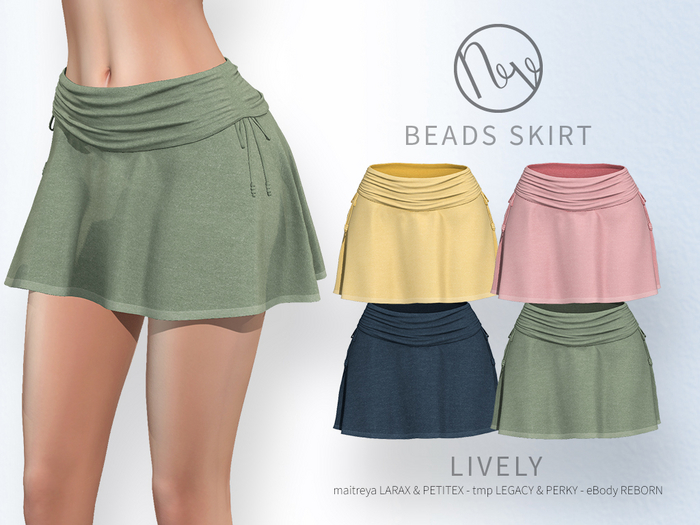 neve skirt - beads lively