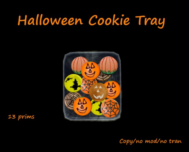 Halloween Cookie Tray