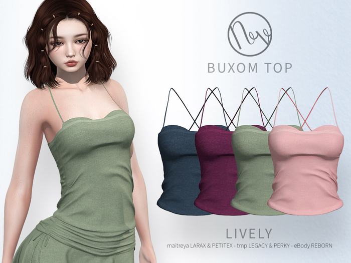 neve top - buxom lively