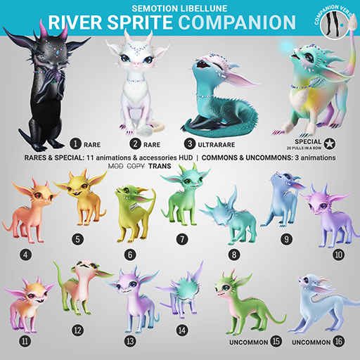 SEmotion Libellune River Sprite Companion COMMON 06