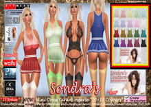 *Sondra's WOW! Mini Dress Yara+Lingerie *20+10 Colours*(add)