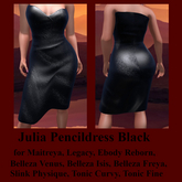 Julia Pencildress Black