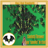 G&L SPOOKY CONFETTI  HALLOWEEN BATS 