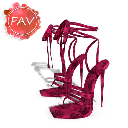 Pink Velvet Fine Heels LEGACY