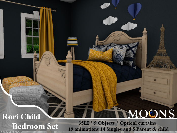 *Moons* Rori child room set