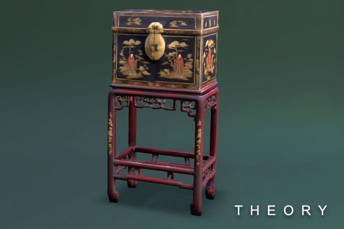 ORIENTAL LACQUERED CHEST - THEORY - ADD