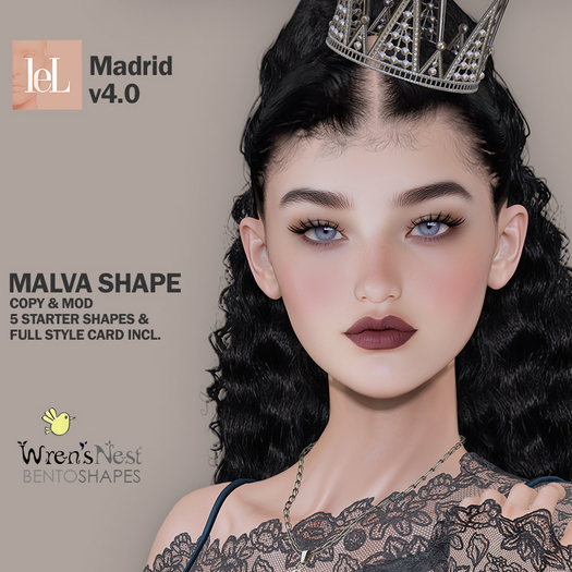 LELUTKA MADRID SHAPE - { wren's nest } - Malva