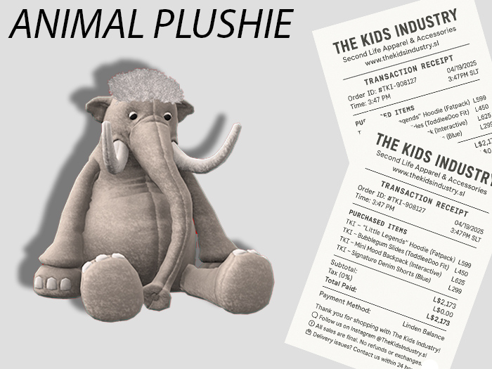 TKI - Randy Rhino Plushie