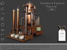 .::QUTWORLD Steampunk Espresso Machine_PBR::.FP 