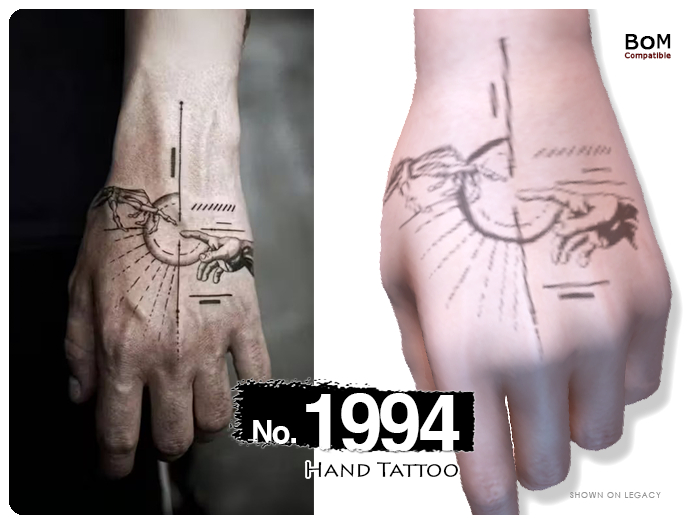 (Hand Tattoo) No.1994