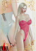 !!Fiona Castle Bodysuit-Pink