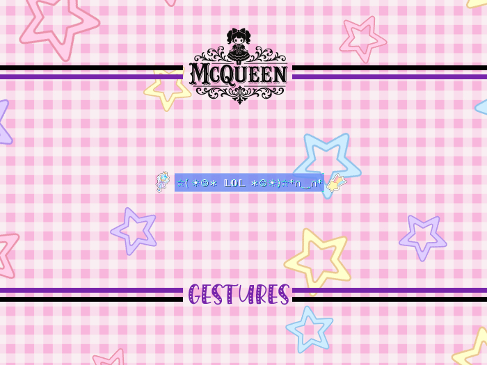 -Mcqueen- Gestures - Lol