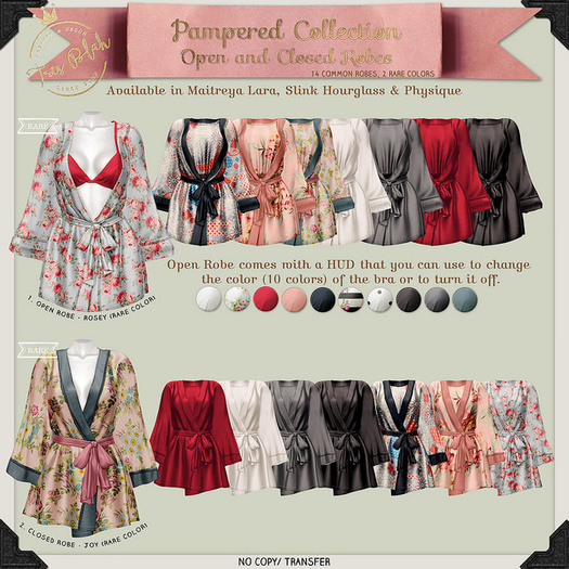 -tres blah- Open Robe (Hourglass) - Crimson