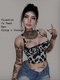 Fixation - Jo (cropped tank - Pinup x Pushup) Cow